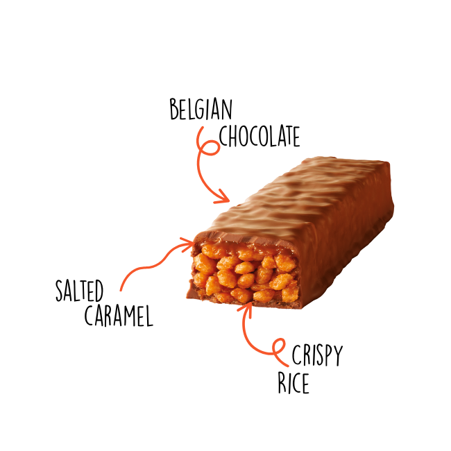 SALTED CARAMEL CRISPY BAR (5/20 PACK)