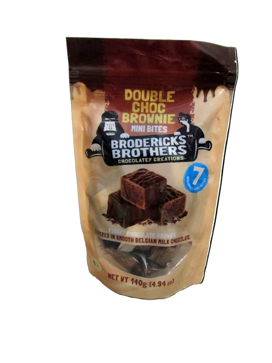 BROWNIE MINI BITES POUCH 140G