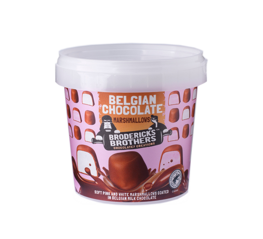 BELGIAN CHOCOLATE MARSHMALLOWS TUB 156G
