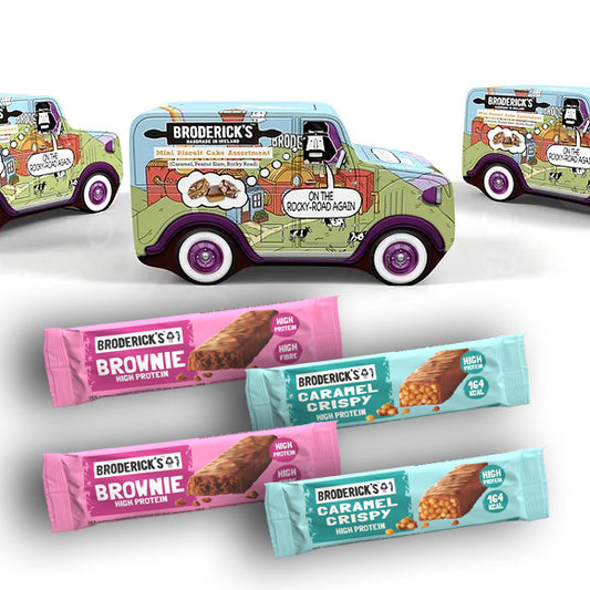 BRODERICK'S  PROTEIN TIN 4 BARS image 0