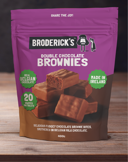 CHOCOLATE BROWNIES POUCH 20 MINI BITES 400G